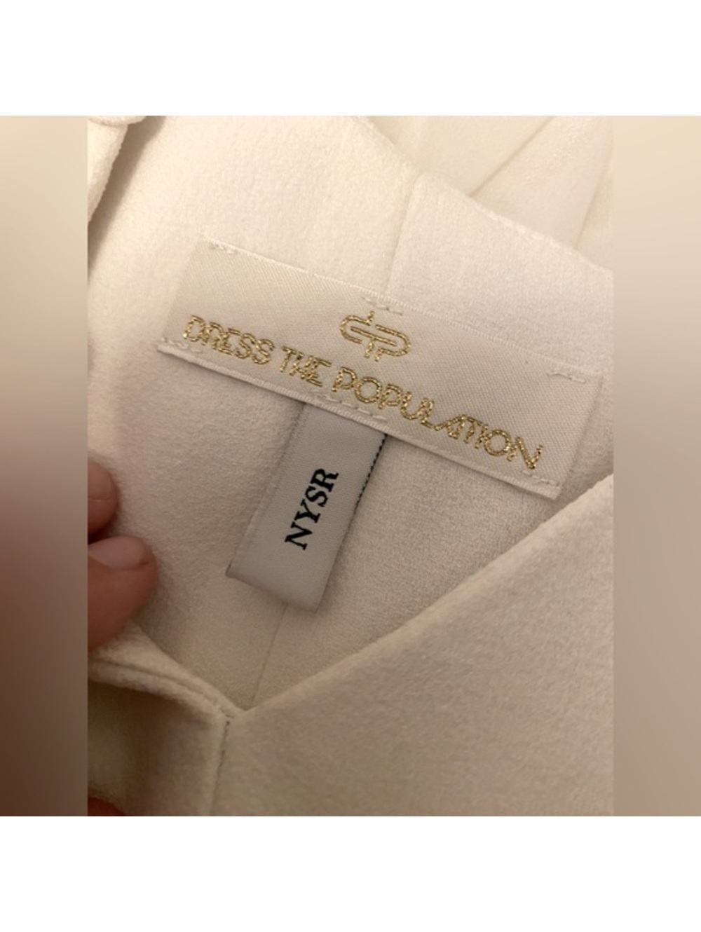 XS NWOT Dress The Population White Wedding Dress🤍 - Picture 4 of 6